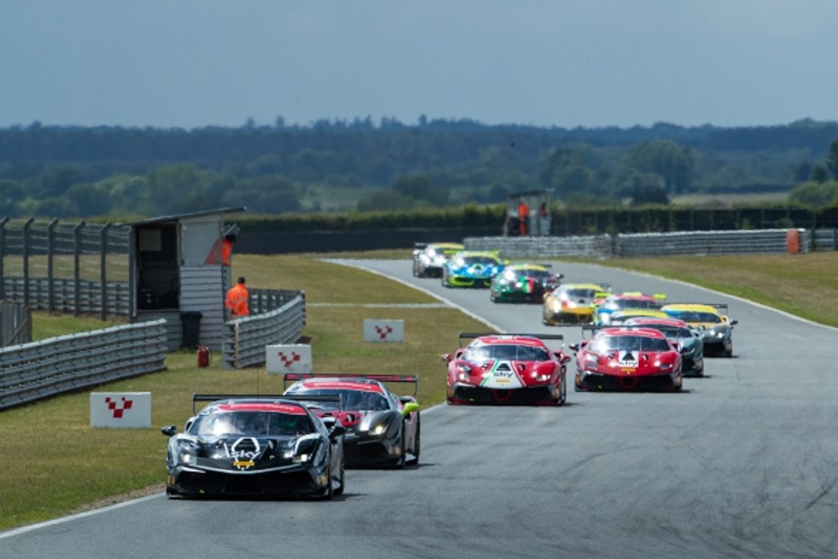 Rookies race ahead at Snetterton's Ferrari Challenge Trofeo Pirelli