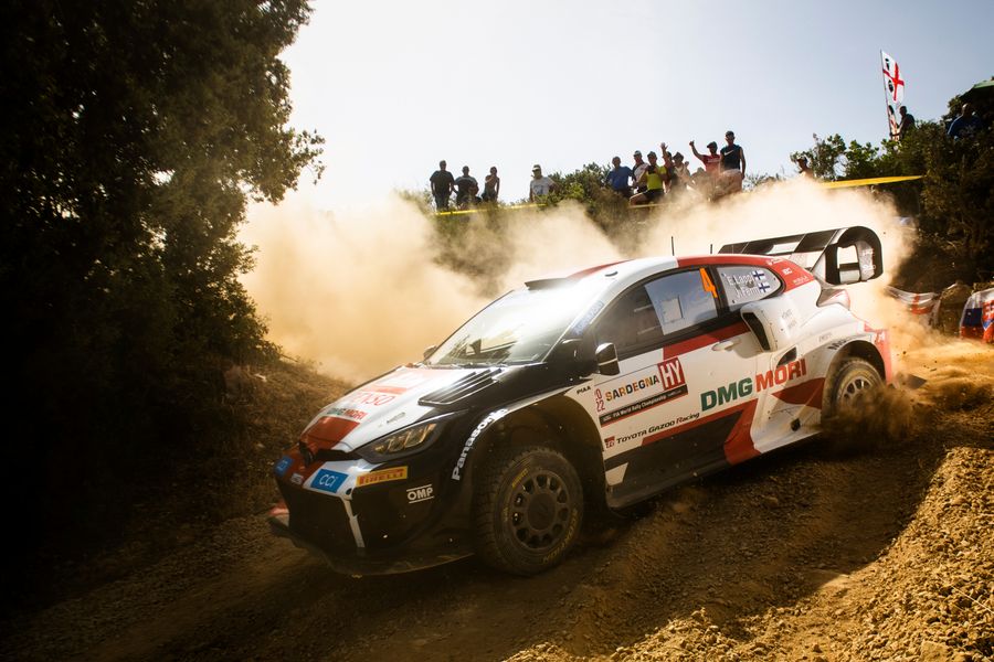 Lappi holds slender lead after a frantic Friday on Rally Italia Sardegna