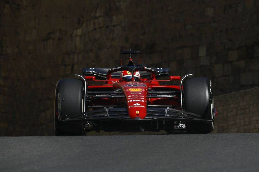 Perez & Leclerc quickest in Friday practice for the Azerbaijan Grand Prix