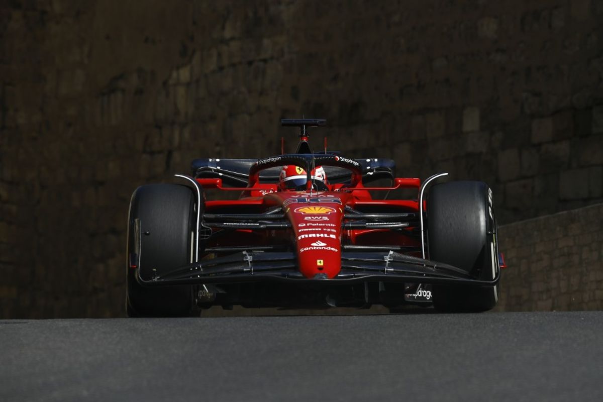 Perez & Leclerc quickest in Friday practice for the Azerbaijan Grand Prix