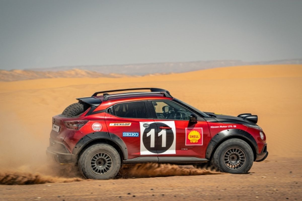 Nissan JUKE Hybrid Rally Tribute on the rally stage @ Goodwood Festival of Speed