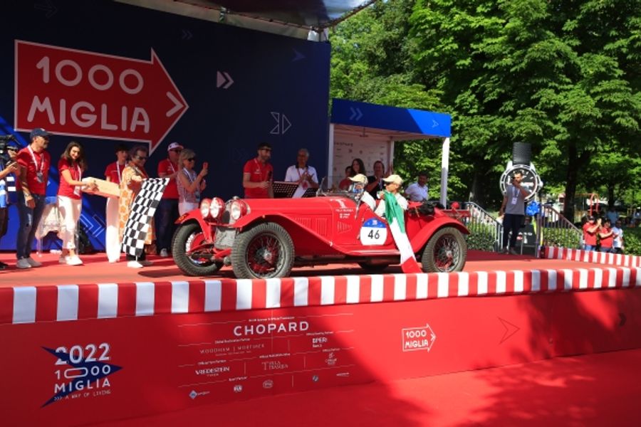 Andrea Vesco and Fabio Salvinelli win the 1000 Miglia 2022