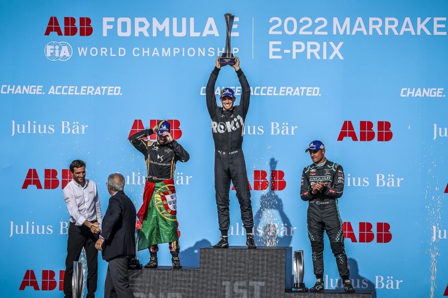 Edoardo Mortara wins Marrakesh round of FIA Formula E 