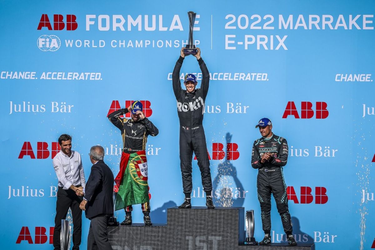Edoardo Mortara wins Marrakesh round of FIA Formula E 