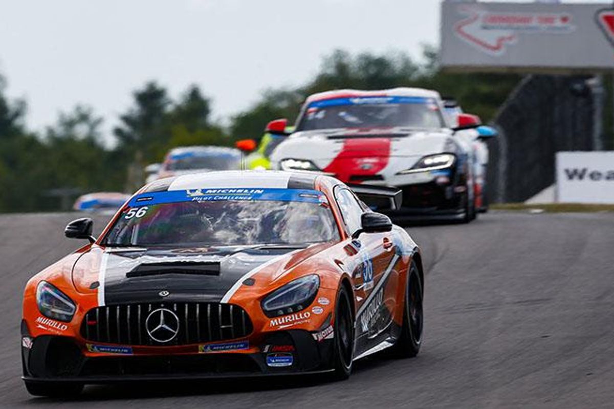 Foss fights off teammate & injury to win Michelin Pilot Challenge