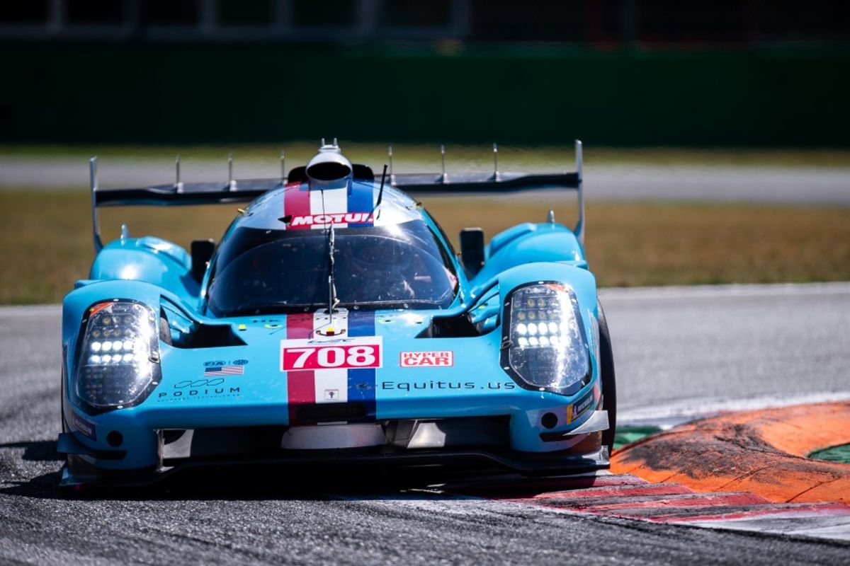  Romain Dumas laps quickest  for Glickenhaus in first WEC  practice at Monza 