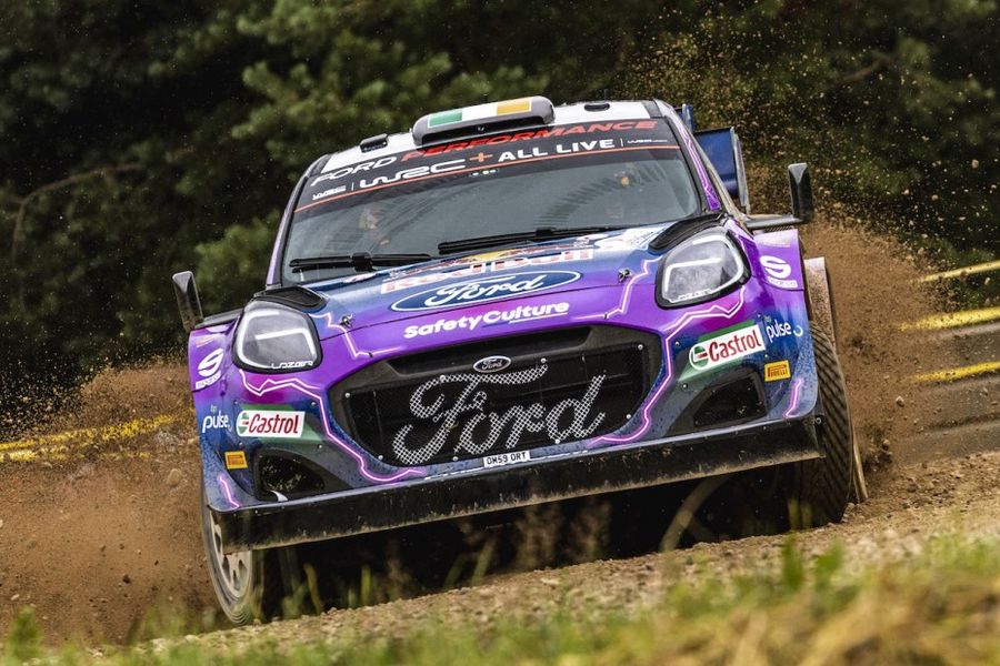 Breen leads WRC  Rally Estonia Thursday evening