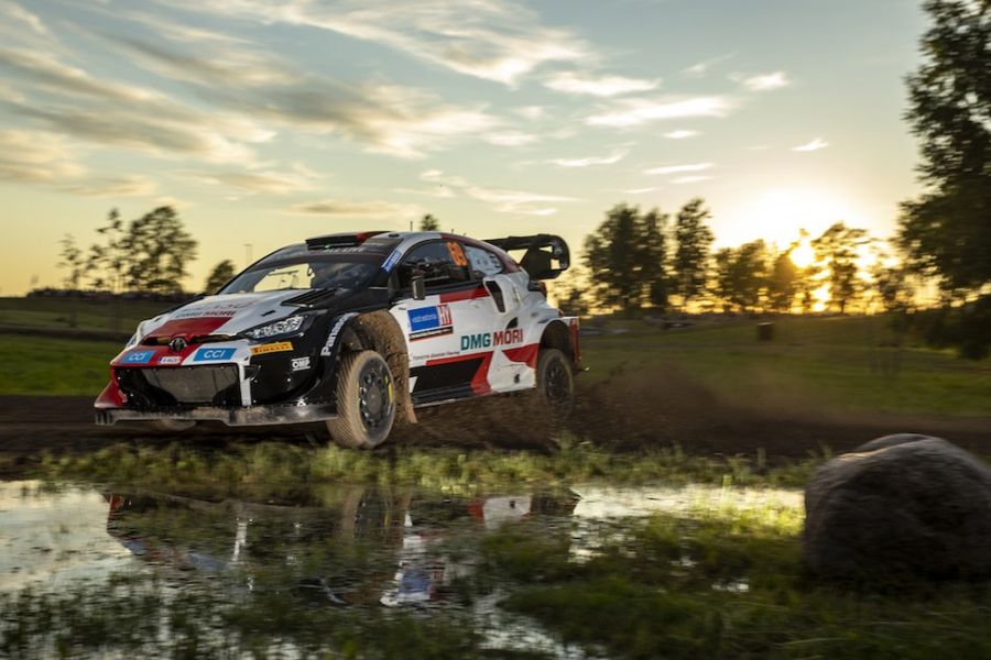 Rovanperä reels in Evans Friday on WRC Rally Estonia