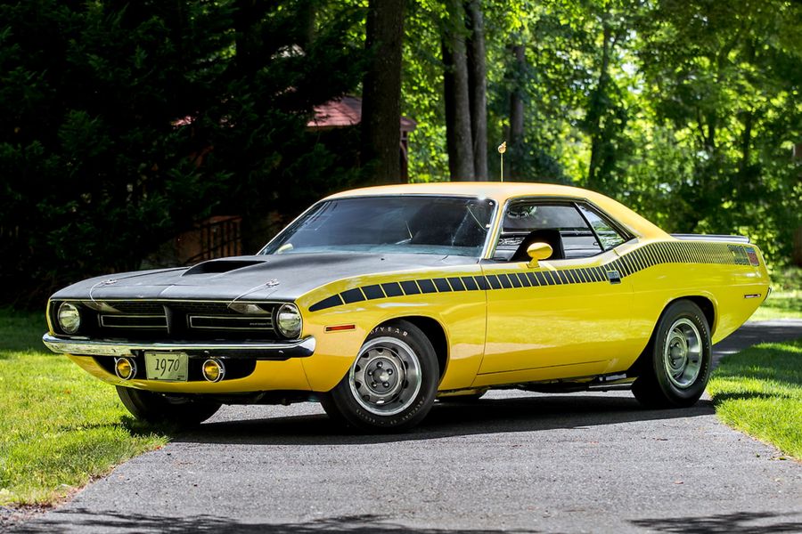 Plymouth AAR Cuda, part of the Dan The Oil Man collection on offer at Mecum