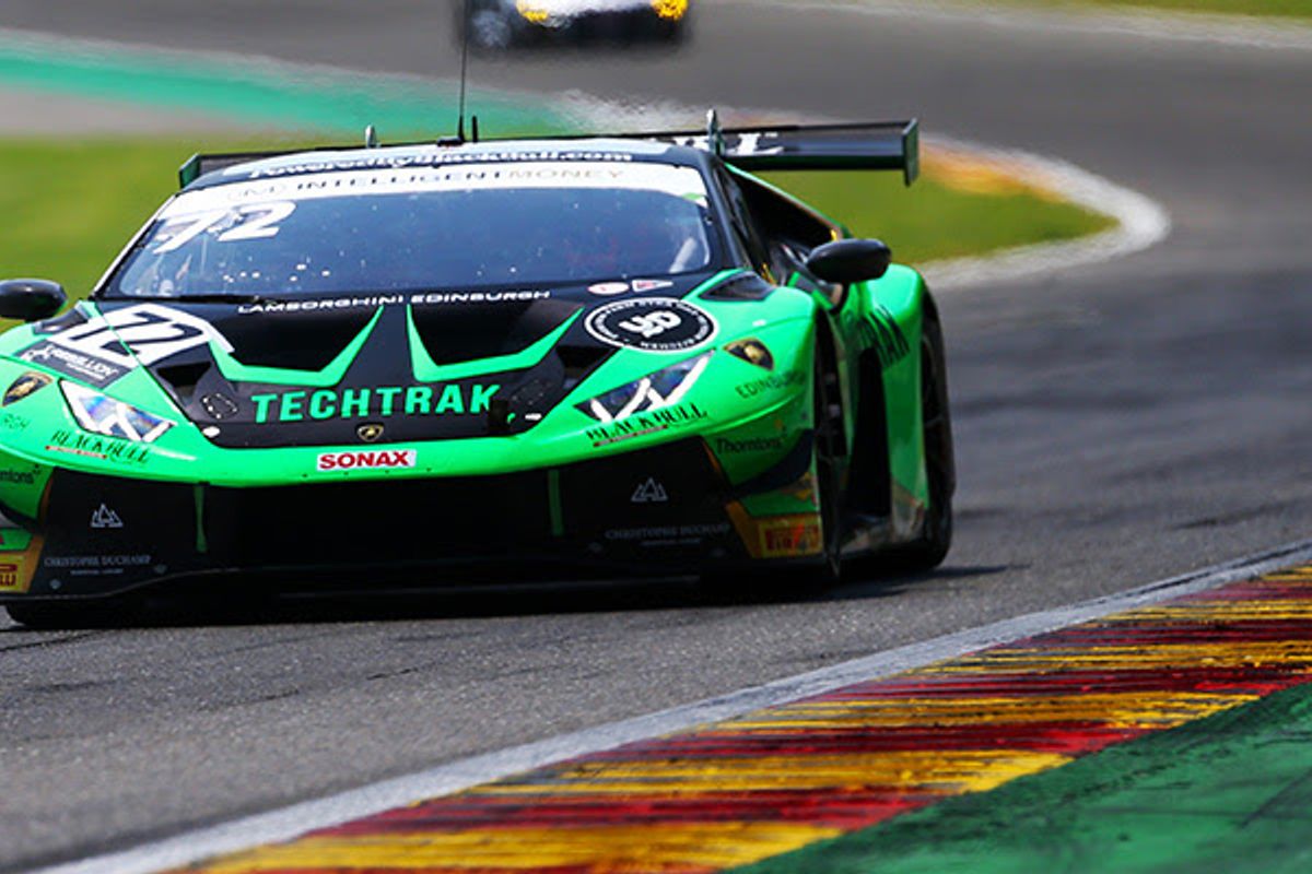 Sandy Mitchel seals British GT Spa pole for Barwell Lamborghini