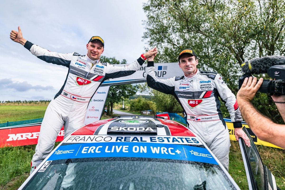 Kopecký secures record 10th win on Zlín Czech Rally