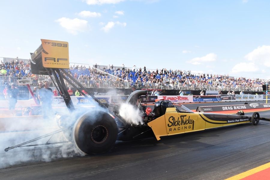 Susanne Callin takes Top Fuel Hockenheimring  NitrOlympX Drag Race win