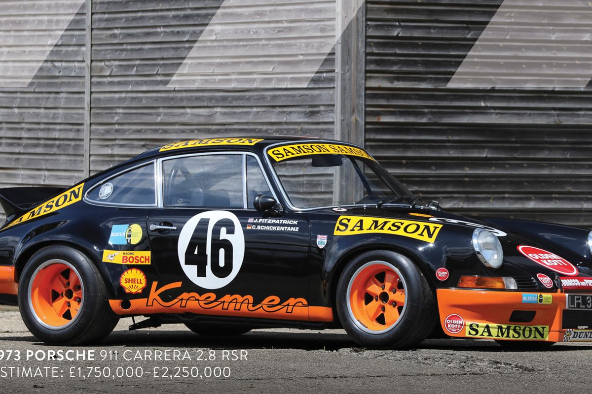 Historic Racing Porsche 911 Carrera 2.8 RSR at Gooding's London Auction