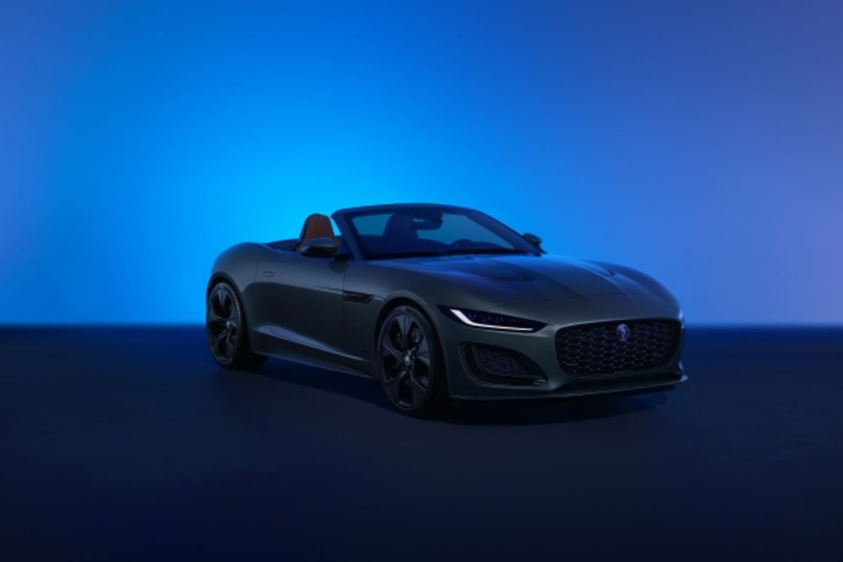 F-TYPE marks 75 years of Jaguar sports cars & its final model year update