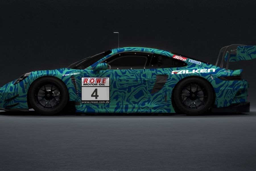 New Porsche 911 GT3 R @ Falken  for Nürburgring Endurance Series