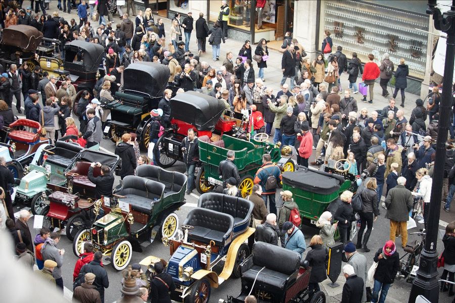 Free-to-attend display of veteran cars part of London To Brighton Veteran Car Run