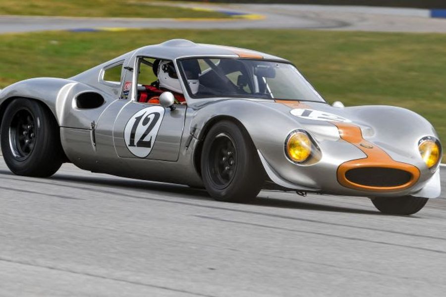 First Four Fall Historics winners on the podium at  Road Atlanta