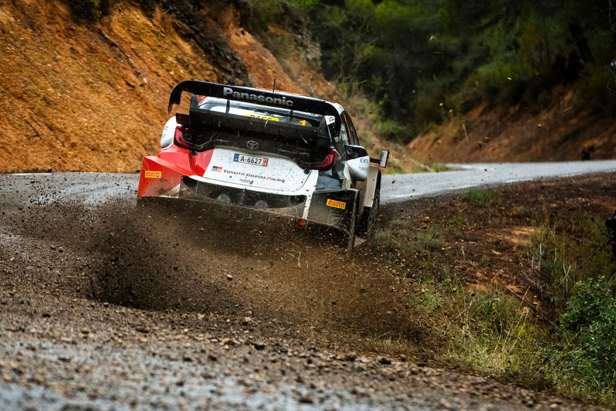 Ogier holds off team-mate Rovanperä Friday on Rally de España