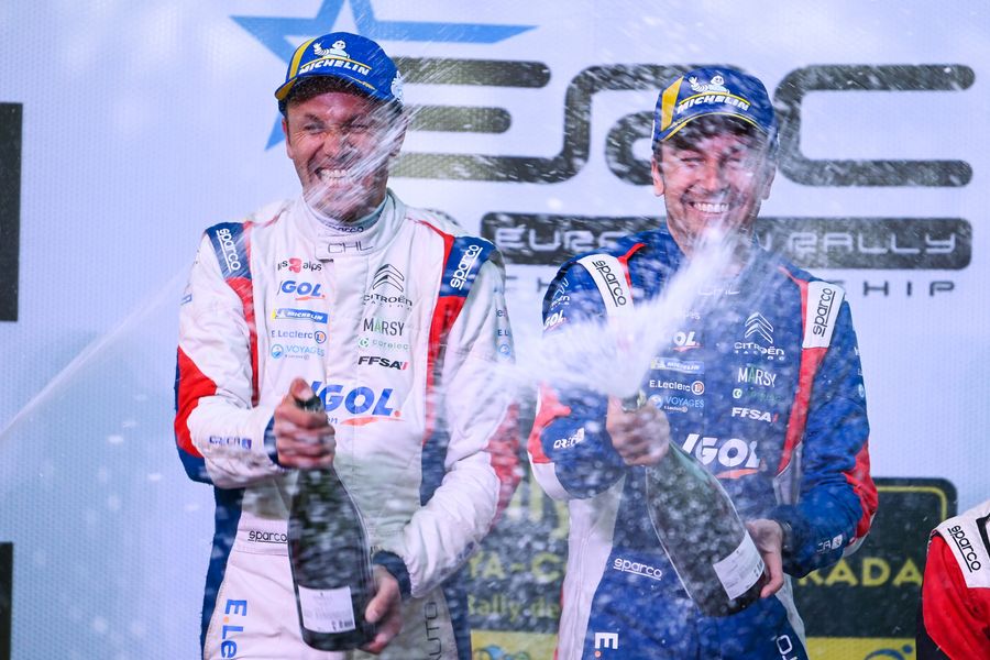 Bonato holds off home hero Llarena in ERC season finale on Rally Catalunya