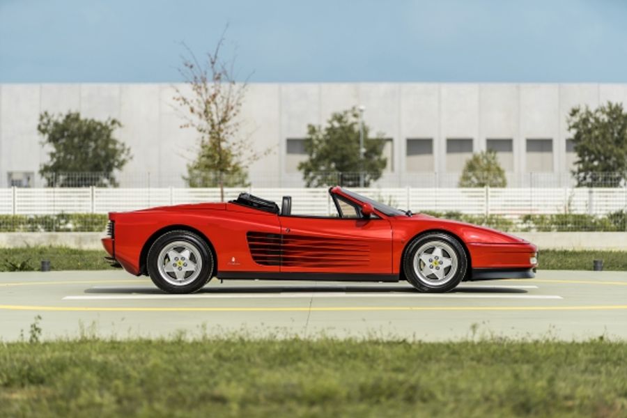 Pininfarina-engineered Ferrari Testarossa Spider offered at Sotheby's