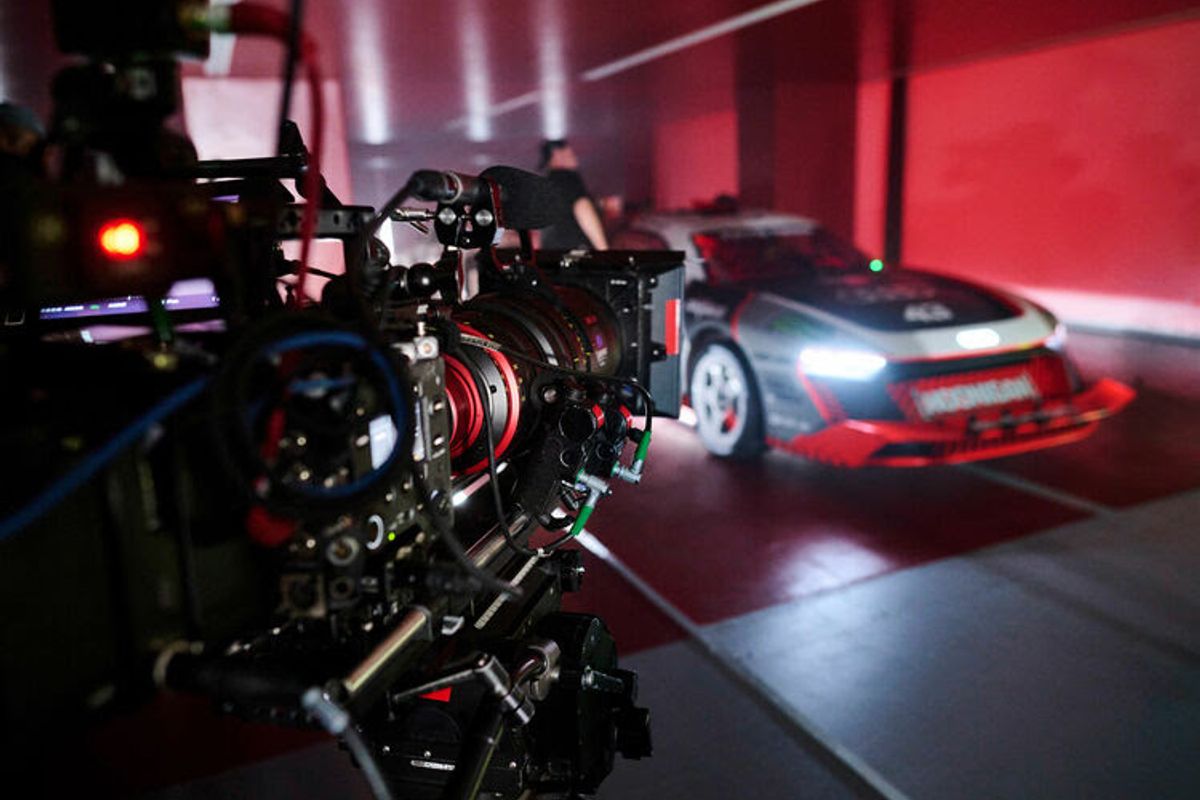 Audi S1 Hoonitron: All-electric prototype race car, video