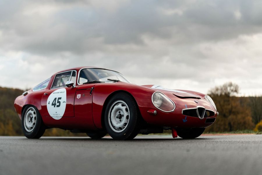 1964 Alfa Romeo Giulia TZ @ Aguttes on Wheels 14 December auction