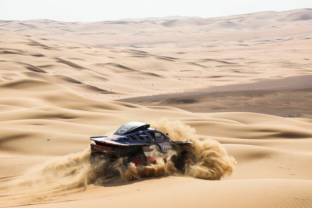  Good individual results & setbacks for Audi at the Dakar Rally