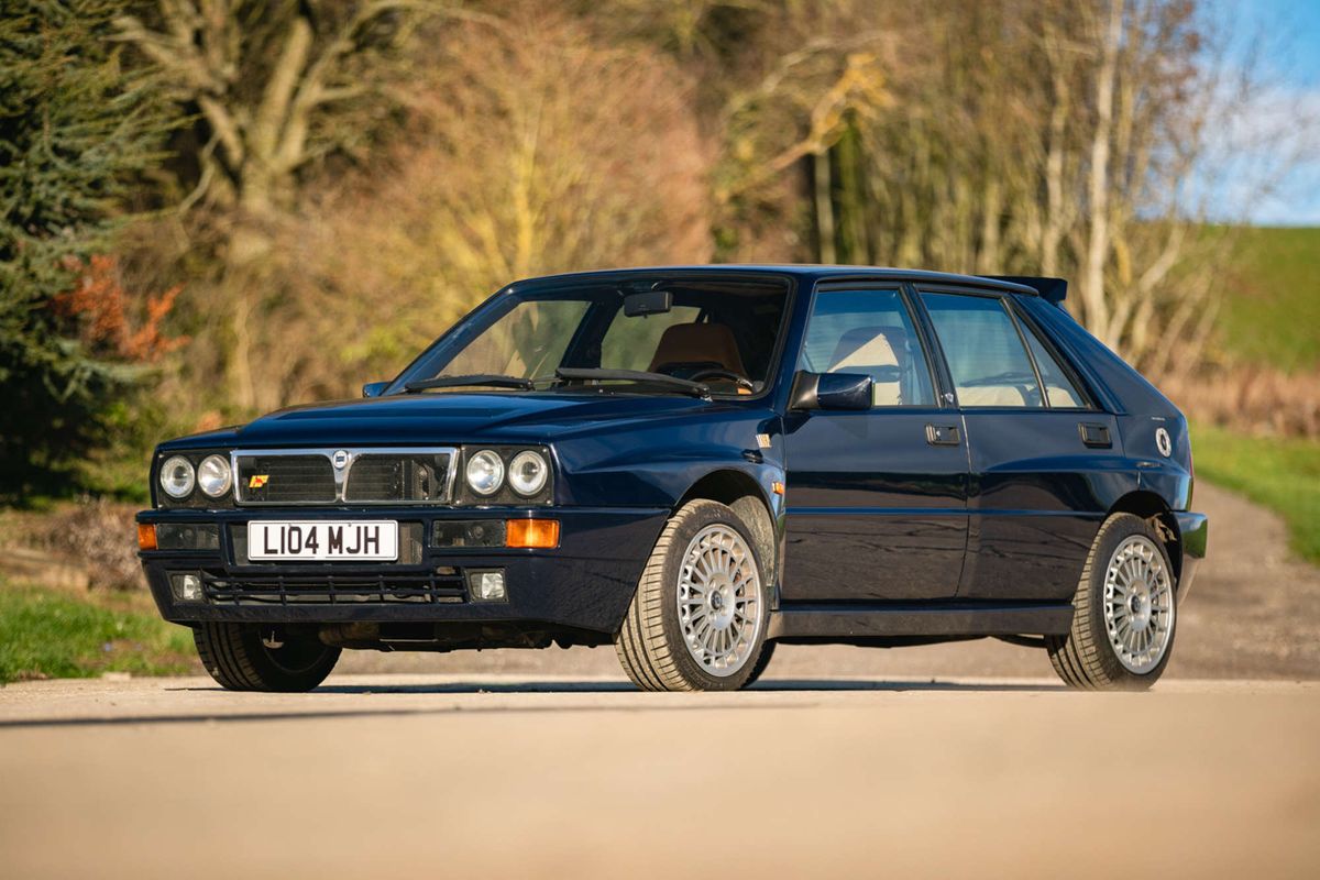 Rowan Atkinson’s 1993 Lancia HF Integrale Evo II @  Silverstone Auction