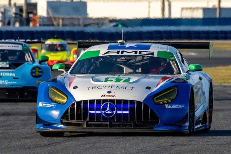 Double-Pole & Top-3 GTD lockout for Mercedes in Rolex 24 qualifying