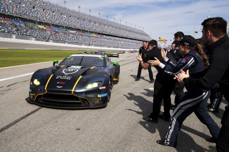 Aston Martin & Heart of Racing make it a 1-2 finish in the Rolex 24 at Daytona