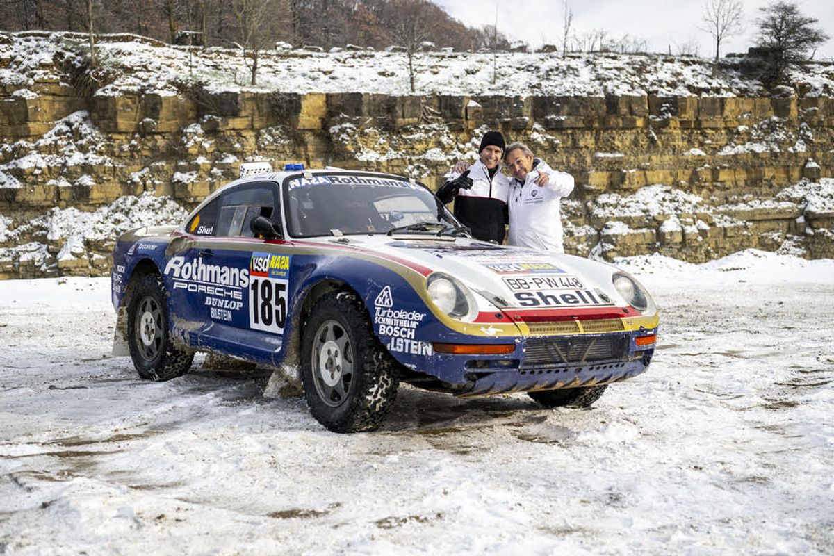 Porsche preserves the history of the 959 Paris-Dakar