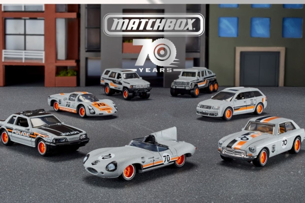 Matchbox 70th Anniversary Limited Edition Toy Vehicles that Utilise Recycled Zinc