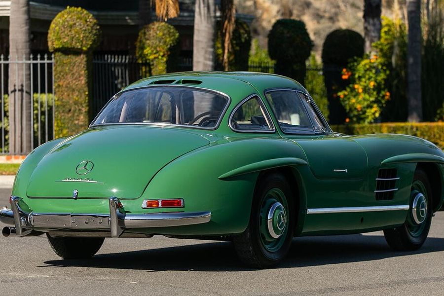 IMS Museum restored '55 Mercedes-Benz 300SL Gullwing @ Mecum Glendale 