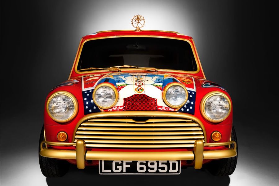 Beatles' iconic Minis reunited after 55 years @ The London Classic Car Show