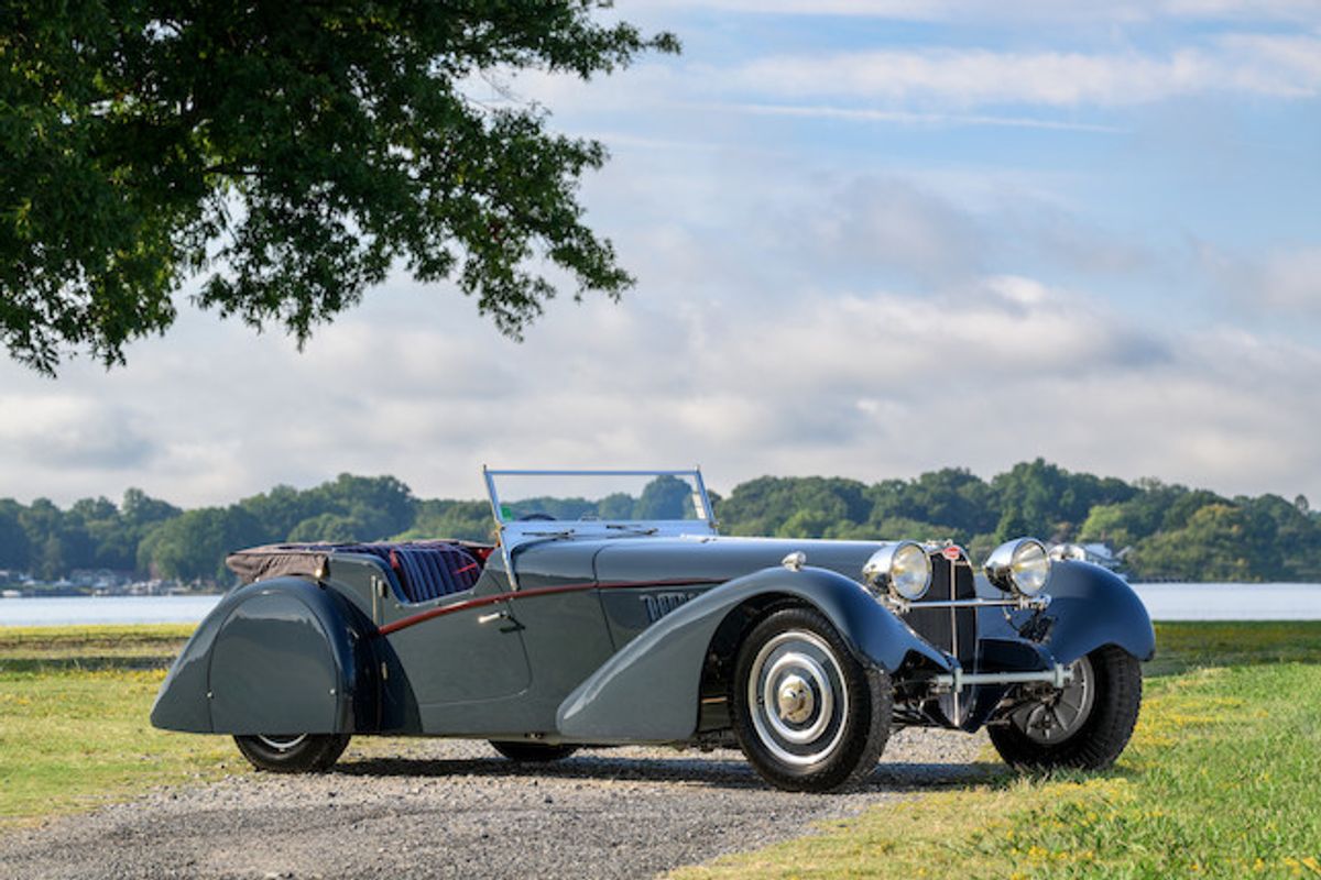 1937 Bugatti Type 57S Sports Tourer @ Bonhams Amelia Island Auction