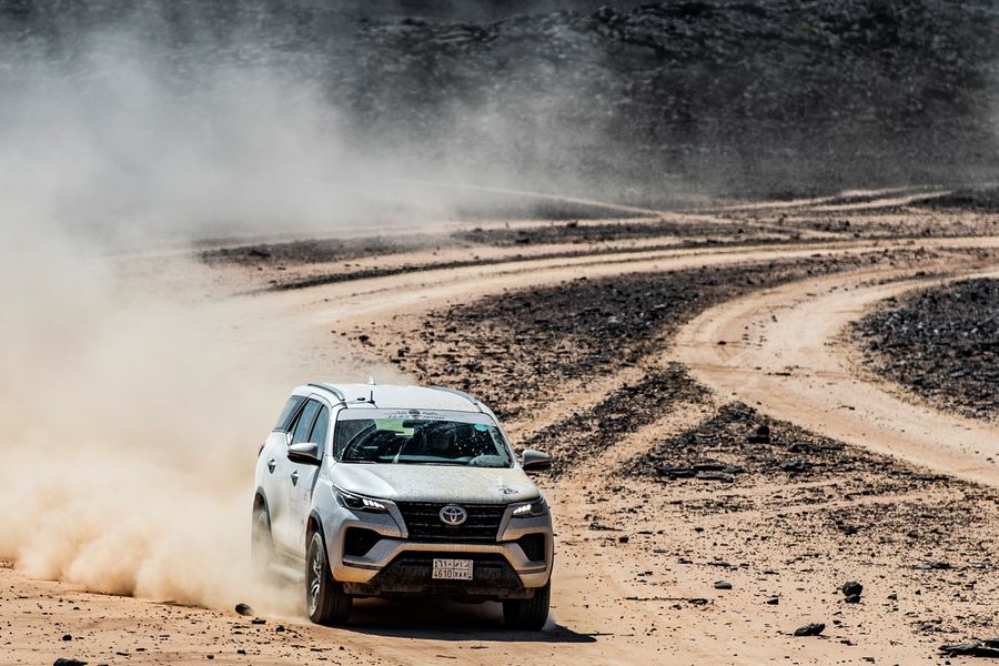 All-female Rally Jameel well underway in the the Kingdom of Saudi Arabia
