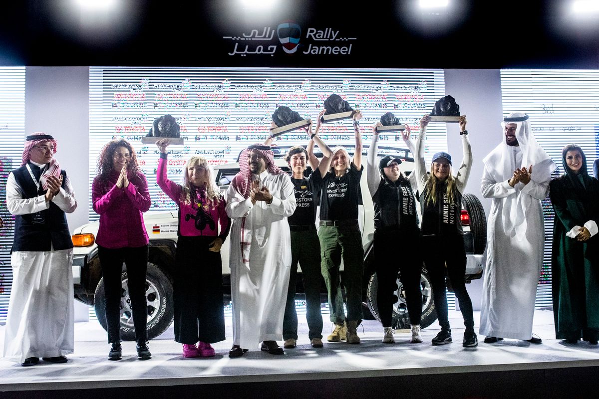 Winners crowned in Rally Jameel, Saudi Arabia’s first all-female off-road  rally