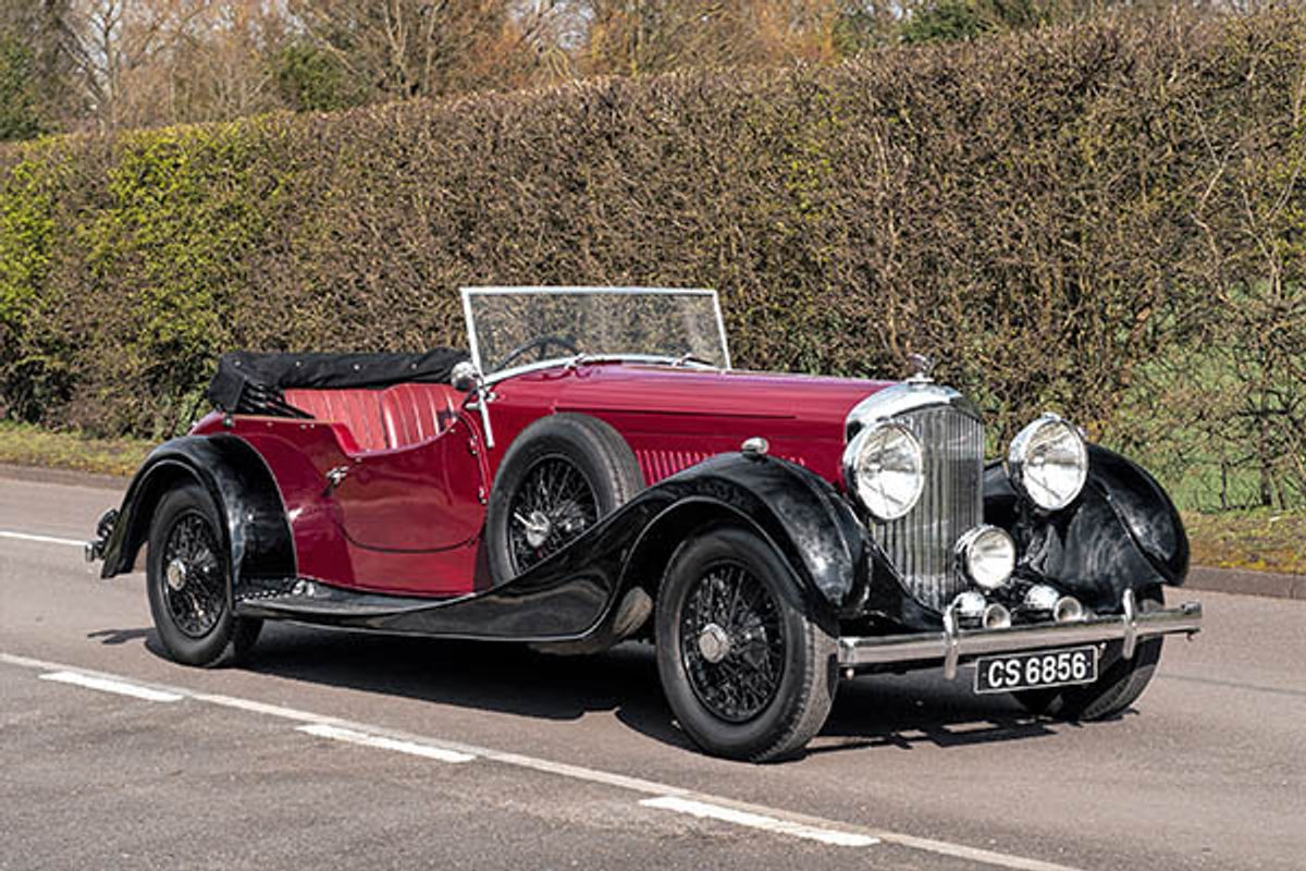 1937 Bentley 4.25 Litre Tourer joins H&H Classics Buxton auction