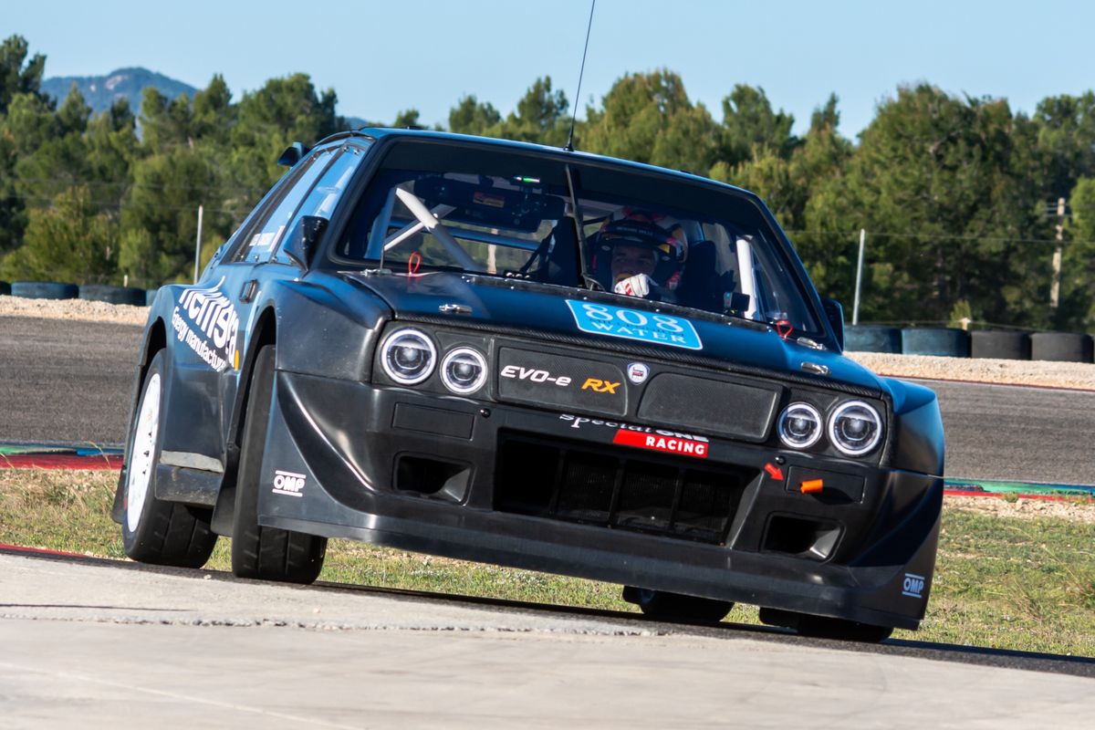 Sébastien Loeb returns to World RX with all electric Lancia Delta Evo-e RX