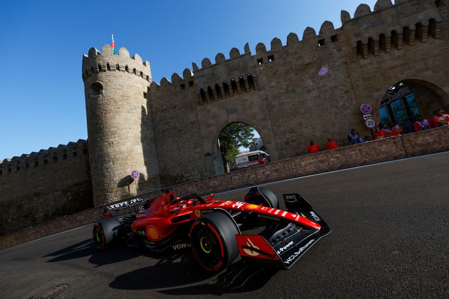 Charles Leclerc tops Azerbaijan Grand Prix Sprint Shootout