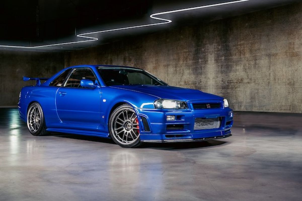 Nissan Skyline R34 GT-R by Kaizo driven by Paul Walker in Fast & Furious @ Bonhams
