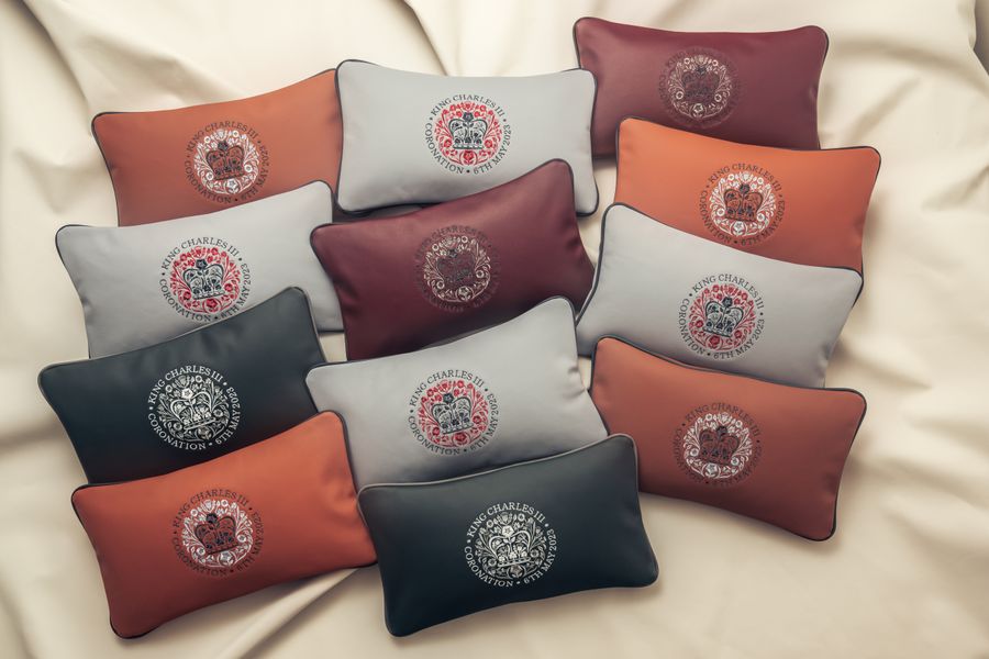 Bentley’s Coronation Cushions