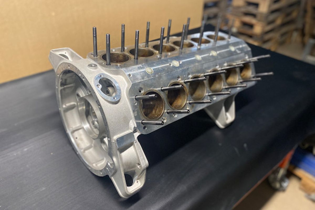 No reserve new Ferrari 250 Colombo engine block @ Bonhams Autoworld Sale