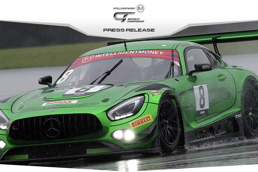 Abba & Team Parker Racing on pole after rain stops play at Silverstone 500