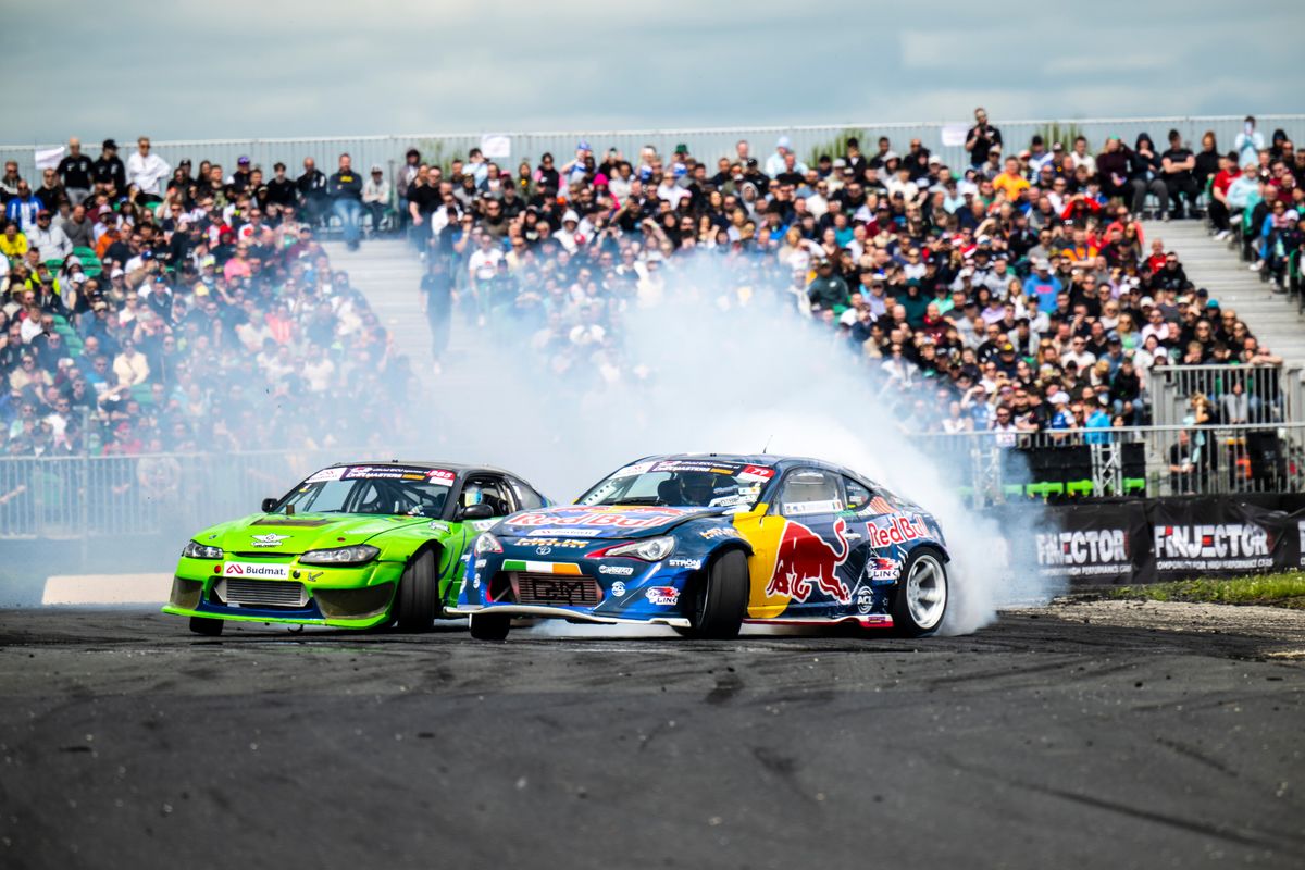 Piotr Wiecek triumphs in Drift Masters European Championship opener