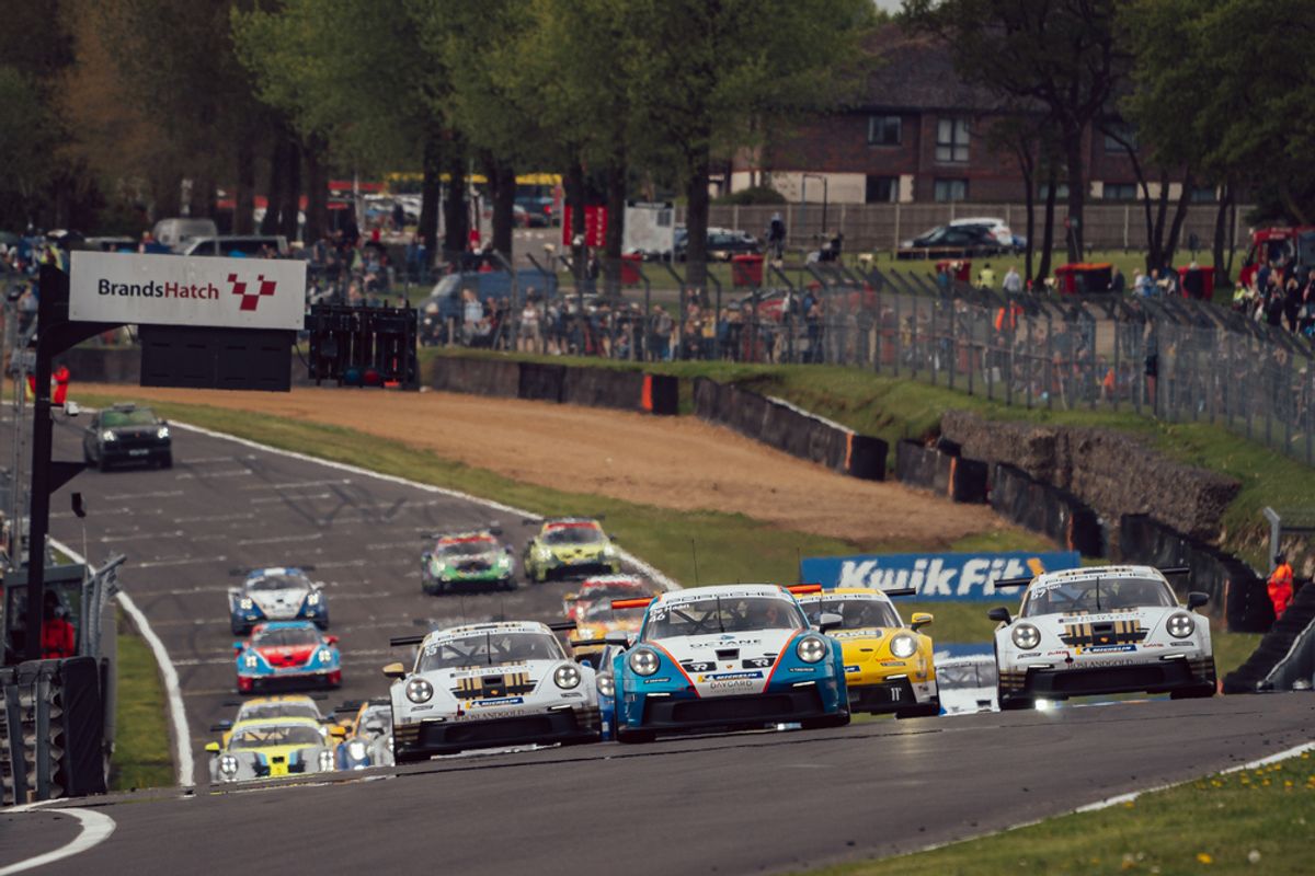  Rookies shine at Brands Hatch Porsche Carrera Cup GB