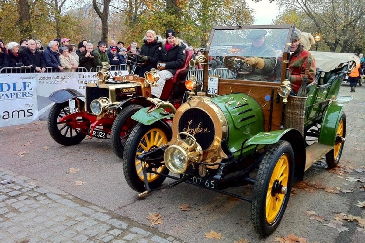 Film star cars reunited for  2023 London to Brighton Veteran Car Run