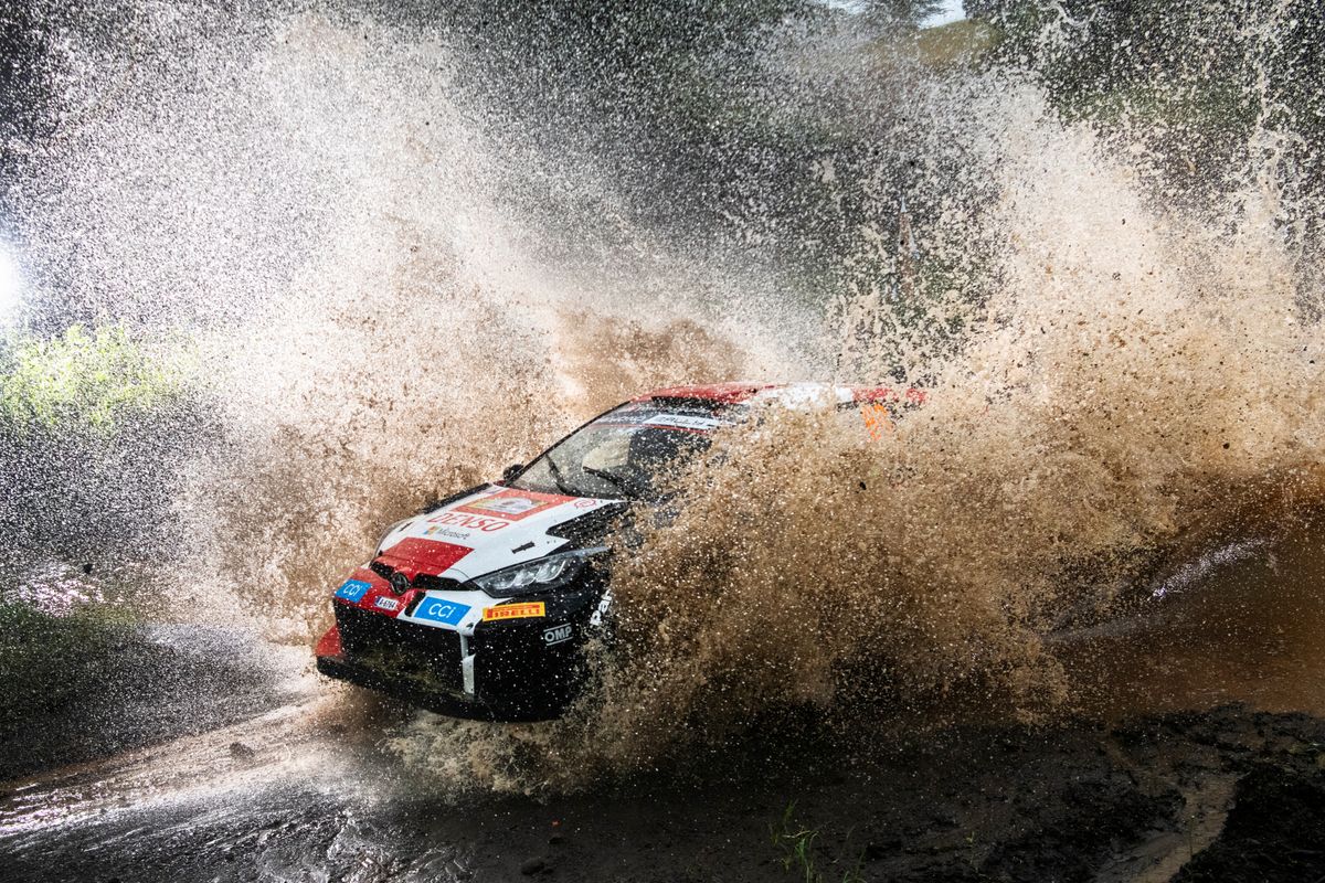 Ogier under pressure from Toyota team-mate Rovanperä on Safari Rally Kenya