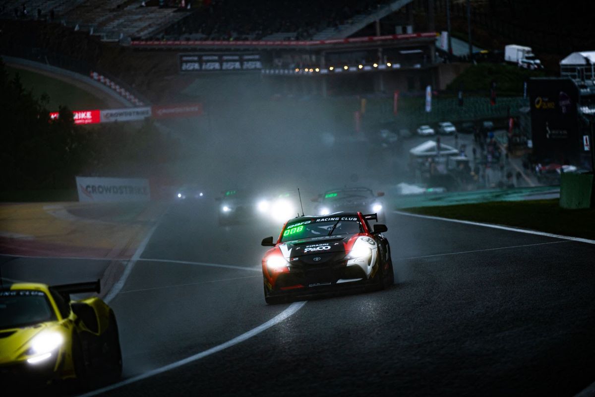 Xwift Racing Events Toyota wins rainswept GT4 European Spa race 2