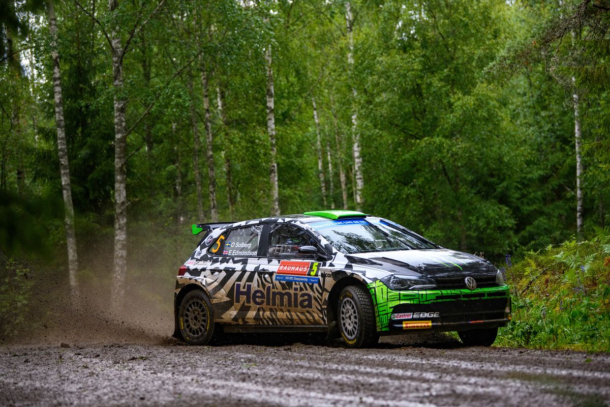 Solberg holding on to top spot in high-speed Swedish ERC thriller
